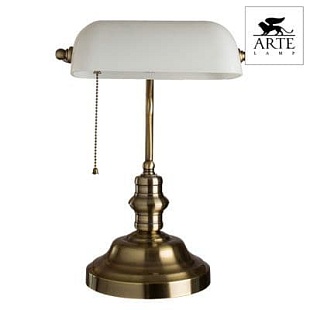 Настольная лампа ARTE LAMP Banker A2493LT-1AB